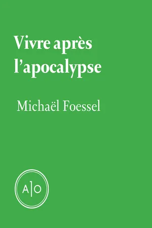 Vivre après l'apocalypse