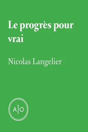 Le progrès pour vrai