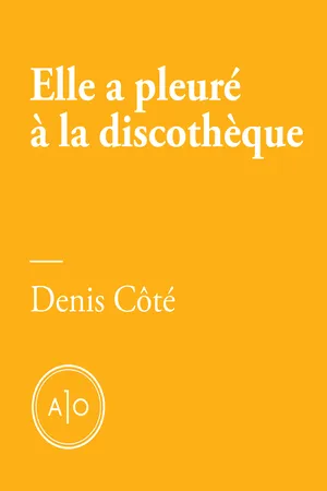 Elle a pleuré à la discothèque