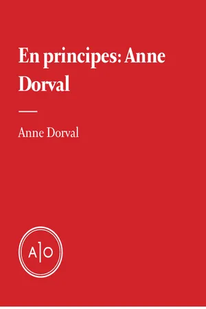 En principes: Anne Dorval