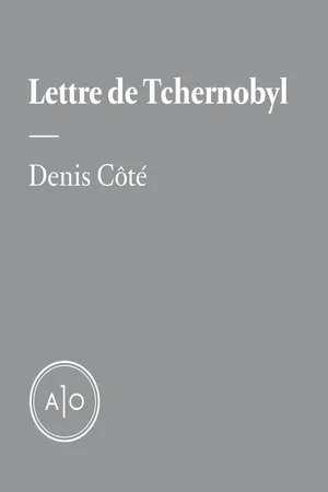 Lettre de Tchernobyl