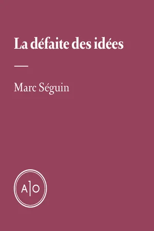 La défaite des idées