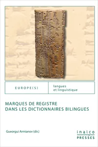 Marques de registre dans les dictionnaires bilingues_cover