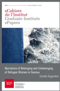 Narrations of Belonging and Unbelonging of Refugee Women in Geneva_cover