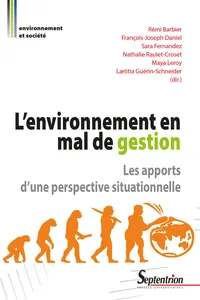 L'environnement en mal de gestion_cover