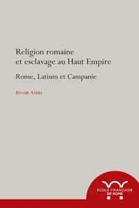 Religion romaine et esclavage au Haut-Empire_cover