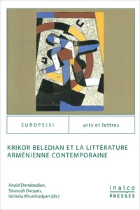 Krikor Beledian et la littérature arménienne contemporaine_cover