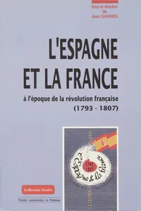 L'Espagne et la France à l'époque de la Révolution française_cover