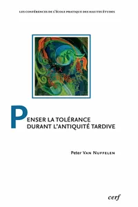 Penser la tolérance durant l'Antiquité tardive_cover