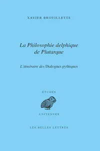 La Philosophie delphique de Plutarque_cover