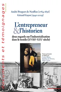 L'entrepreneur et l'historien_cover