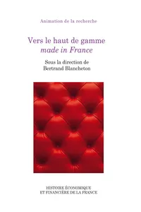 Vers le haut de gamme made in France_cover