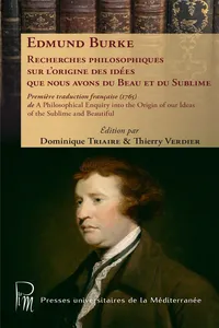 Recherches philosophiques sur l'origine des idées que nous avons du Beau et du Sublime_cover