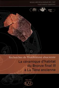 Recherches de Protohistoire alsacienne_cover