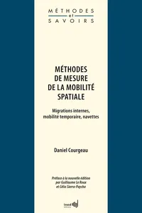 Méthodes de mesure de la mobilité spatiale_cover