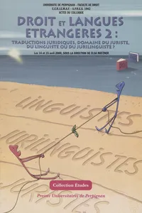 Droit et langues étrangères 2_cover