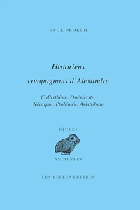 Historiens compagnons d'Alexandre_cover