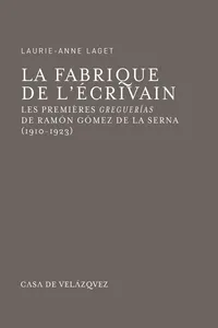 La fabrique de l'écrivain_cover