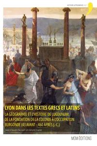 Lyon dans les textes grecs et latins_cover