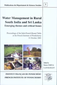 Water management in rural South India and Sri Lanka_cover