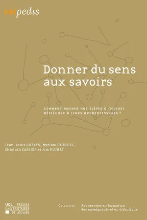 Donner du sens aux savoirs