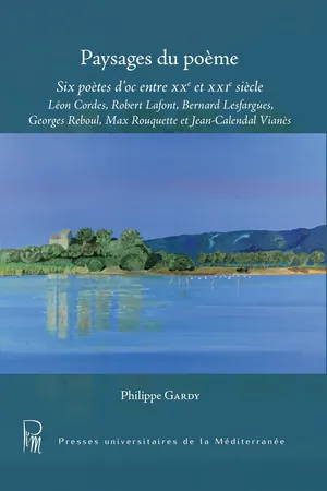 Paysages du poème