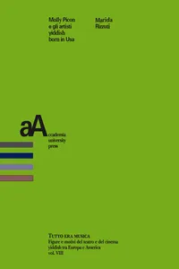 Molly Picon e gli artisti yiddish born in Usa_cover