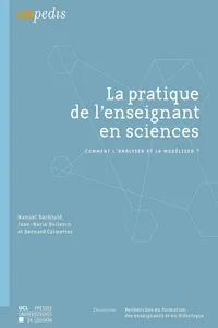 La pratique de l'enseignant en sciences_cover