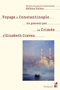 Voyage à Constantinople en passant par la Crimée d'Elizabeth Craven_cover