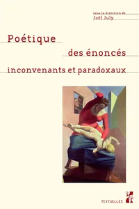 Poétique des énoncés inconvenants et paradoxaux_cover