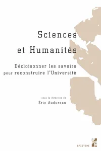 Sciences et Humanités_cover