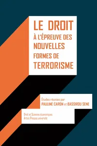 Le droit à l'épreuve des nouvelles formes de terrorisme_cover