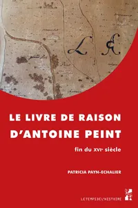 Le livre de raison d'Antoine Peint_cover