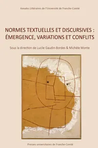 Normes textuelles et discursives : émergence, variations et conflits_cover