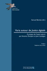 Varia autour de Justice digitale_cover