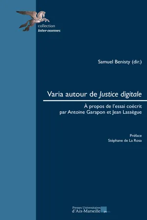 Varia autour de Justice digitale