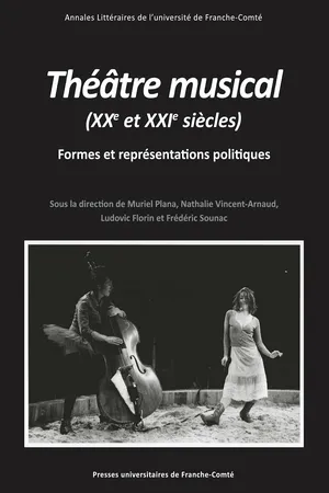 Théâtre musical (xxe et xxie siècles)