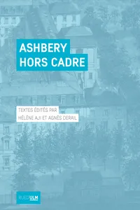 Ashbery hors cadre_cover