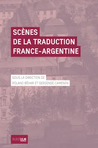 Scènes de la traduction France-Argentine_cover