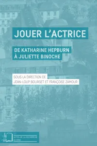 Jouer l'actrice_cover