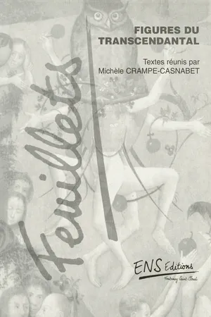 Figures du transcendantal