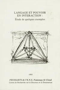 Langage et pouvoir en interaction_cover