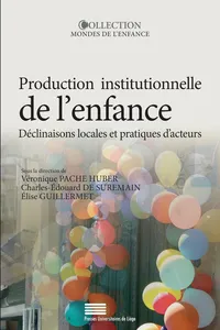 Production institutionnelle de l'enfance_cover