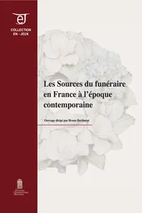 Les sources du funéraire en France à l'époque contemporaine_cover