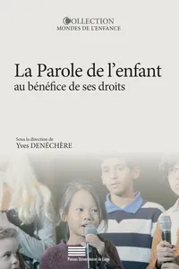 La Parole de l'enfant au bénéfice de ses droits_cover