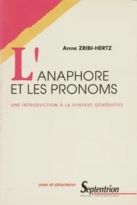 L'anaphore et les pronoms_cover