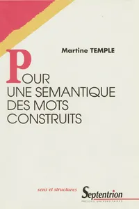 Pour une sémantique des mots construits_cover