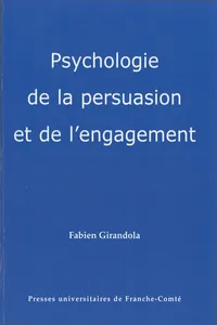 Psychologie de la persuasion et de l'engagement_cover