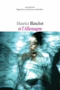 Maurice Blanchot et l'Allemagne_cover