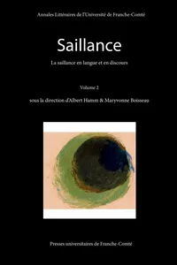 Saillance. Volume 2_cover